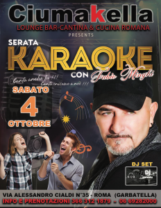 Musica con Karaoke di Fabio Minghi - Ristorante a Roma Garbatella in via Alessandro Cialdi 35