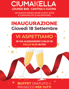 Inaugurazione ristorante Ciumakella con cucina romana a Roma Garbatella
