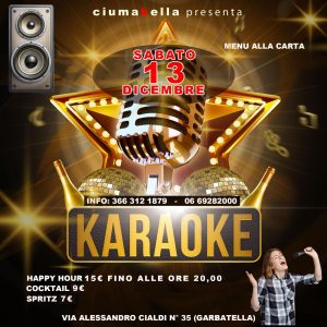 Musica con Karaoke - Ristorante a Roma Garbatella in via Alessandro Cialdi 35