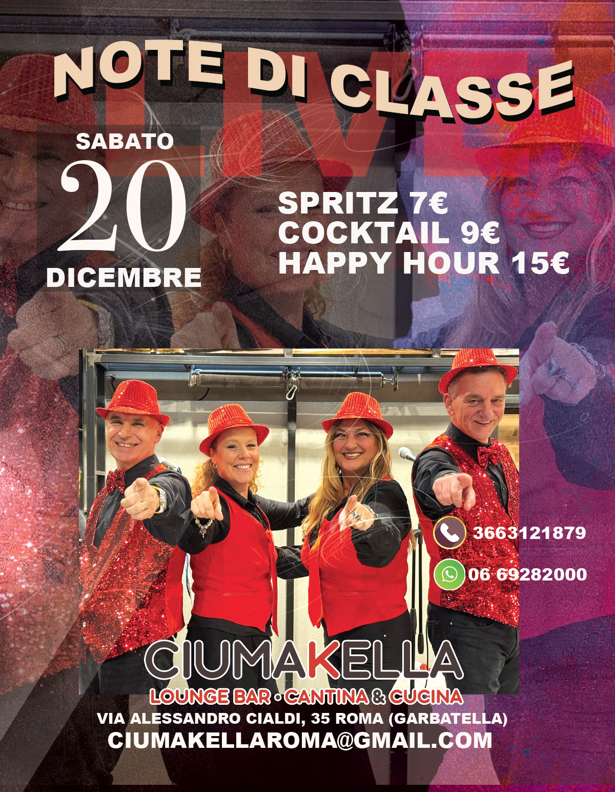 torna a grande richiesta il gruppo che fa impazzire il web "Note di Classe"